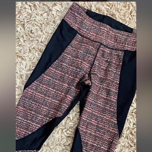 Free People Movement Leggings Black Red S - Picture 3 of 5